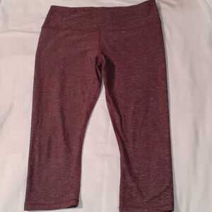 Scorpio Sol‎ Maroon Burgundy Space Dye Leggings Med